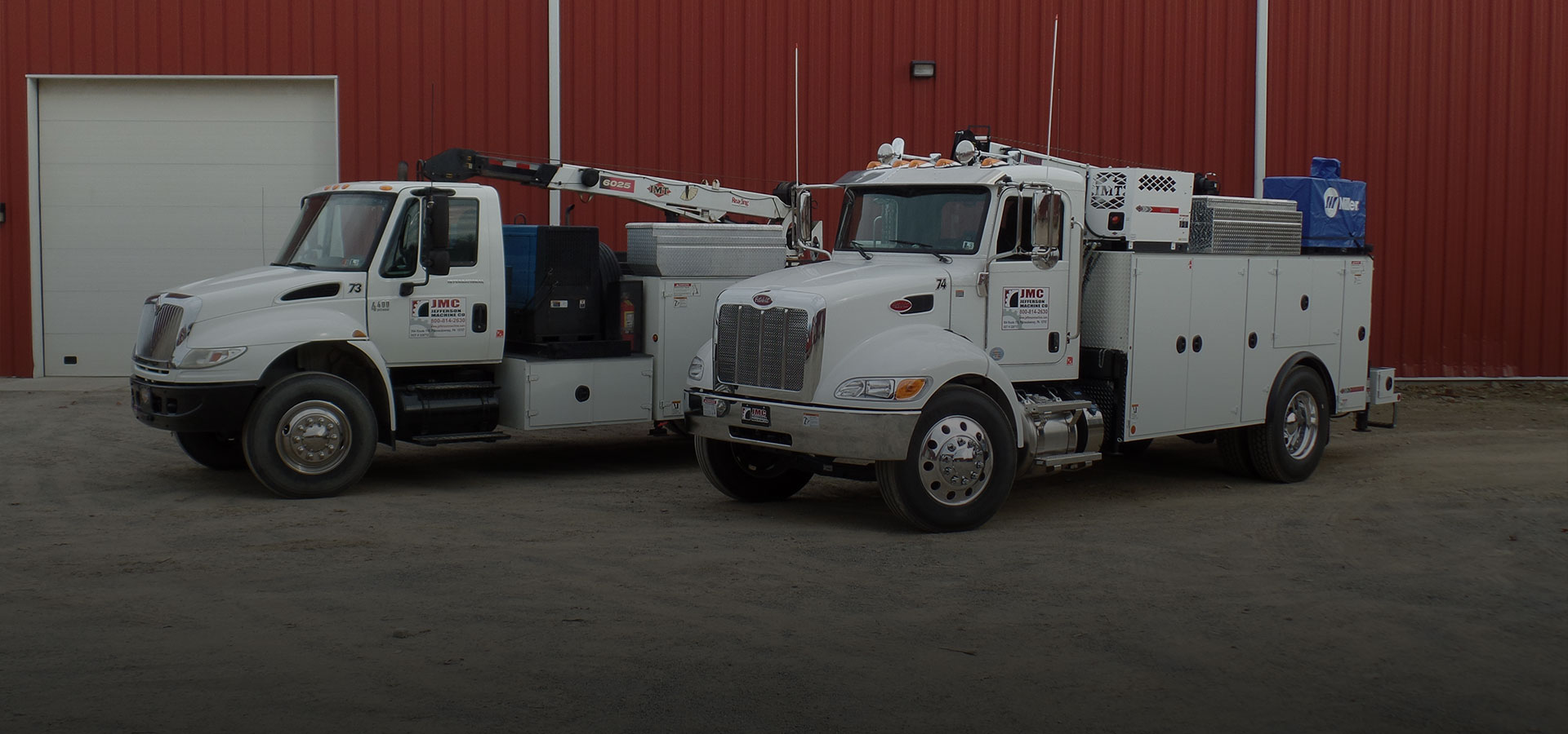 Jefferson Machine field-service team and equipment